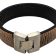 Plain Flat Leather Bracelet - Style 318