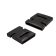 Stainless Steel Magnetic Clasp: MGST-119 30*3mm (Black matt)