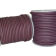 Round Leather Cord - Plum - 3mm