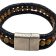 Combination Gemstone and Leather Bracelet - Style 156