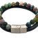 Combination Gemstone and Leather Bracelet - Style 161
