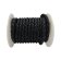 Dublin Bolo Braided Round Twist Leather Cords - 4mm -  matt black