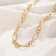 Gold Plated Stainless Steel Necklace - 506