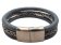 Combination Leather Bracelet - Style 221