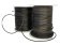 Round Leather Cord - 1mm - Vintage Black