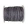 Round Leather Cord Black/Pink 2mm