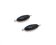 Magnetic Clasps, Resin, Black, MG24 - 18x25mm