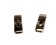 Stainless Steel Snap Lock Clasp- 5,5x2,5mm- Rose Gold-MGST14