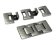 Stainless Steel Snap Lock Clasp-Matt-MGST105-20x2,5mm