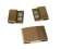 Stainless Steel Magnetic Clasp MGST-111 20*2,5mm (Rose gold)