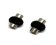 Stainless Steel Magnetic Clasp: MGST-151 6mm (Black Quartz)
