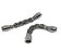 Stainless Steel Half Bracelet Magnetic Clasp: MGST 179 8mm (steel)