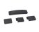 Stainless Steel Magnetic Clasp: MGST-275 10*3mm (Black Matt)
