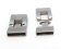 Stainless Steel Hook Clasp,Steel,MGST-90-14*3,5mm