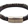 Combination Gemstone and Leather Bracelet - Style 170