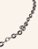 Cable Link Chain Bracelet with Half Beads - Silver - 1mm - Item 904
