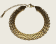 Flat Bold Bracelet - Gold - 10mm - Item 989