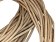 Round leather Cords - 6mm - Natural