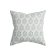 White and Blue Block Printed Cotton Cushion