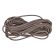 Real Round Nappa Leather Cord - Taupe 5mm