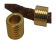 Stainless steel part for leather: SSP-58 6.2mm (GOLD)