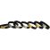 v cross braided leather cord -10mm- DARK TAN
