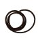 Rome Round Hollow Braided Style - 6mm - Brown
