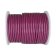 Round Leather Cord - 3mm - FUSCHIA