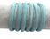 Real Nappa Suede Round-6mm-Turquoise