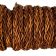 Tuscon Braided Leather Cord - 14x3.5MM - Dark Natural