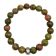 Unakite Gemstone Bracelet: Style-517 (8mm)