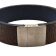 Plain Flat Leather Bracelet - Style 319