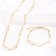 Gold Plated Stainless Steel Necklace - 535