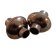 Zamak magnetic clasp: MGL 04 7mm (copper)