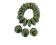 Ceramic Beads - 14mm (Green AB)