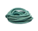 Real silk cords with inserts - 8 mm - Aqua