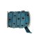 Suede Leather cords with Rivet - 10mm - turquoise