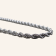Rope Chain Necklace - Silver - 2mm - Item 906