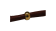 Stainless steel part for leather: SSP-70 6mm (Gold)