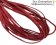 Flat Nappa Leather - 3mm - Raza Red
