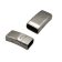 Stainless Steel Magnetic Clasp: MGST-266 14*6mm (Matt Steel)
