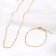 Gold Plated Stainless Steel Necklace - 534