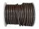 Round Leather Cord - 5mm - Brown