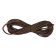 Real Round Nappa Leather Cord - Mid Brown 5mm