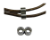 Stainless steel part for round leather: SSP-449 4mm (Steel)