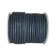 Round leather cord-4mm-  Dark blue