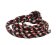 Oval braided cords-SERED-BLACK-WHITE