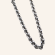 Semicircle Wire Belcher Chain Necklace - Silver - 2mm - Item 988