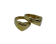 Stainless steel ring parts - SSP1006 – Size 9 – Gold
