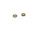 Stainless steel part for round leather: SSP-179 5MM (Gold)